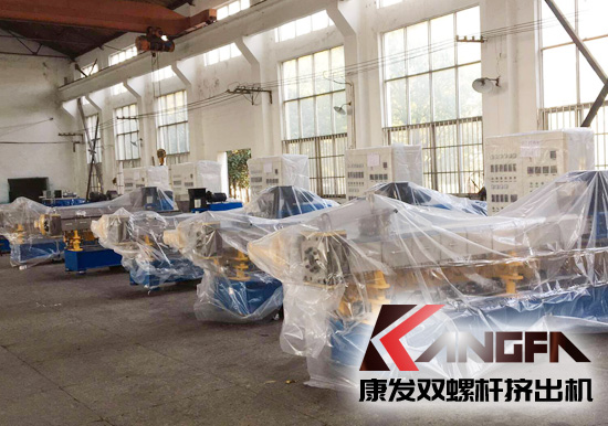 JSH標準化雙螺桿擠出造粒機組質檢合格，待交付