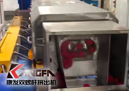 康發雙螺桿擠出機85-200電纜料生產線 PLC控制 維護方便 效率更高 設計合理 使用范圍廣泛